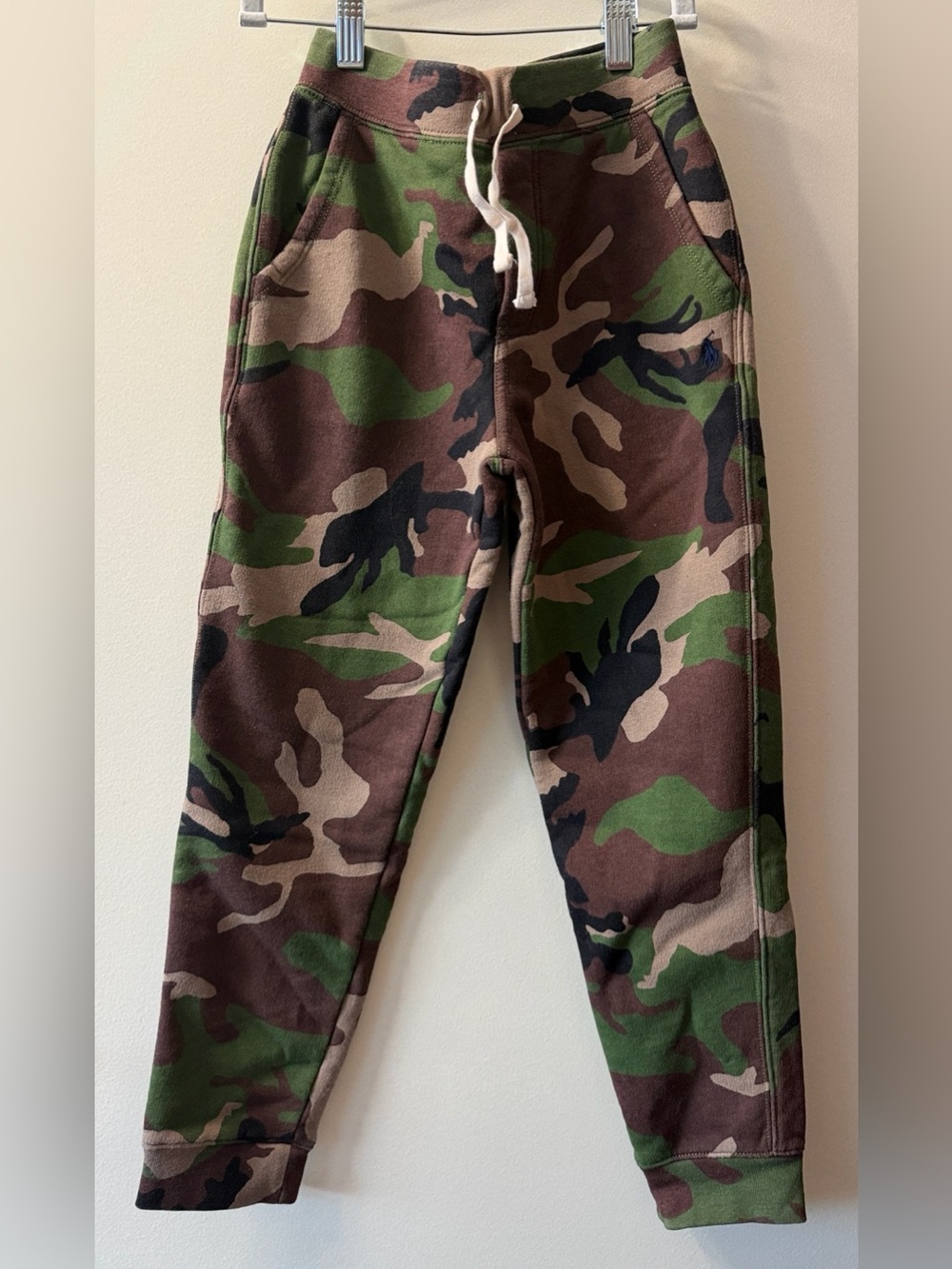 Polo by Ralph Lauren Kids Camo Sweatpants in Green & Brown